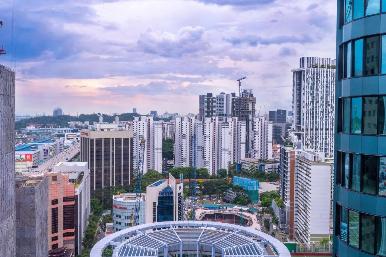 M Hotel Singapore City Centre Eksteriør bilde View of Tampines East from Tampines East MRT station